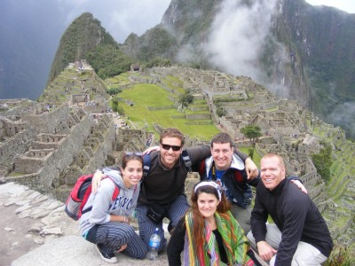 Overseas Adventure Travel Group Photo at Machu Picchu